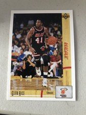 FREE SHIPPING-MINT-1991-92 Upper Deck Glen Rice #147 HEAT