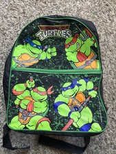 Vintage 1989 Teenage Mutant Ninja Turtles TMNT Kids Backpack Mirage Studios