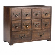 Apothecary Cabinet with Drawers Multi-Drawer Desktop Storage Cabinet Compact