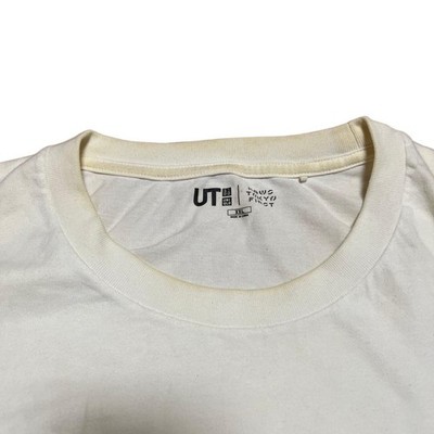 Kaws UT Charakter T-Shirt M weiß Baumwolle Freizeitshirt