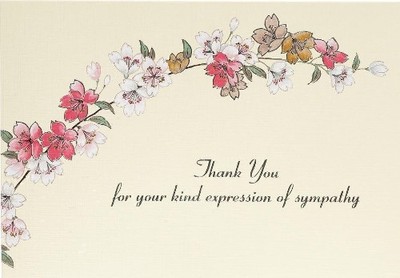 Sympathy Floral Thank You Notes (Stationery, Note Cards, Bo (Poster) (US IMPORT)