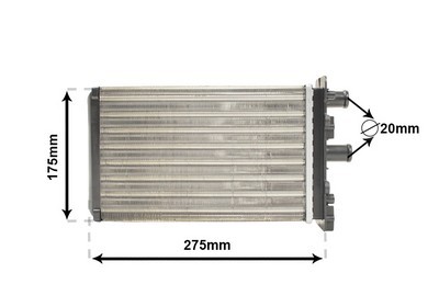 Van Wezel WäRmetauscher Hinten FüR Vw Transporter T4-image