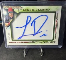 2025 Boys Of Summer Luke Dickerson Jumbo Acetate Auto /199 #4 Prospect