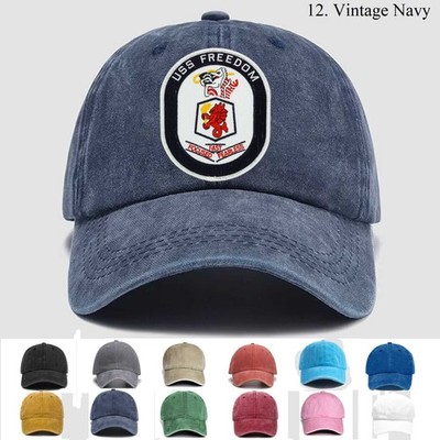 Customized Personalization Embroidered Hat Uss Freedom Lcs-1 Ship, Trucker Hat