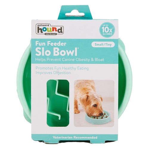Outward Hound Fun Feeder Interactive Slow Bowl Wave for Dogs Mint XS - Picture 2 of 3