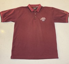 Vintage Colorado Avalanche NHL Polo Red The Coolest Game Mens XL Ice Hockey Soft