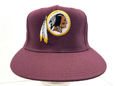 VINTAGE 90's NEW ERA WASHINGTON REDSKINS 7 NFL HAT DEADSTOCK 1991-1992