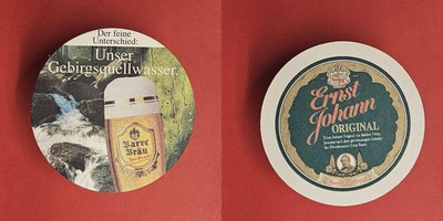 Barre Unser Gebirgsquellwasser Brauerei Bierdeckel Bier