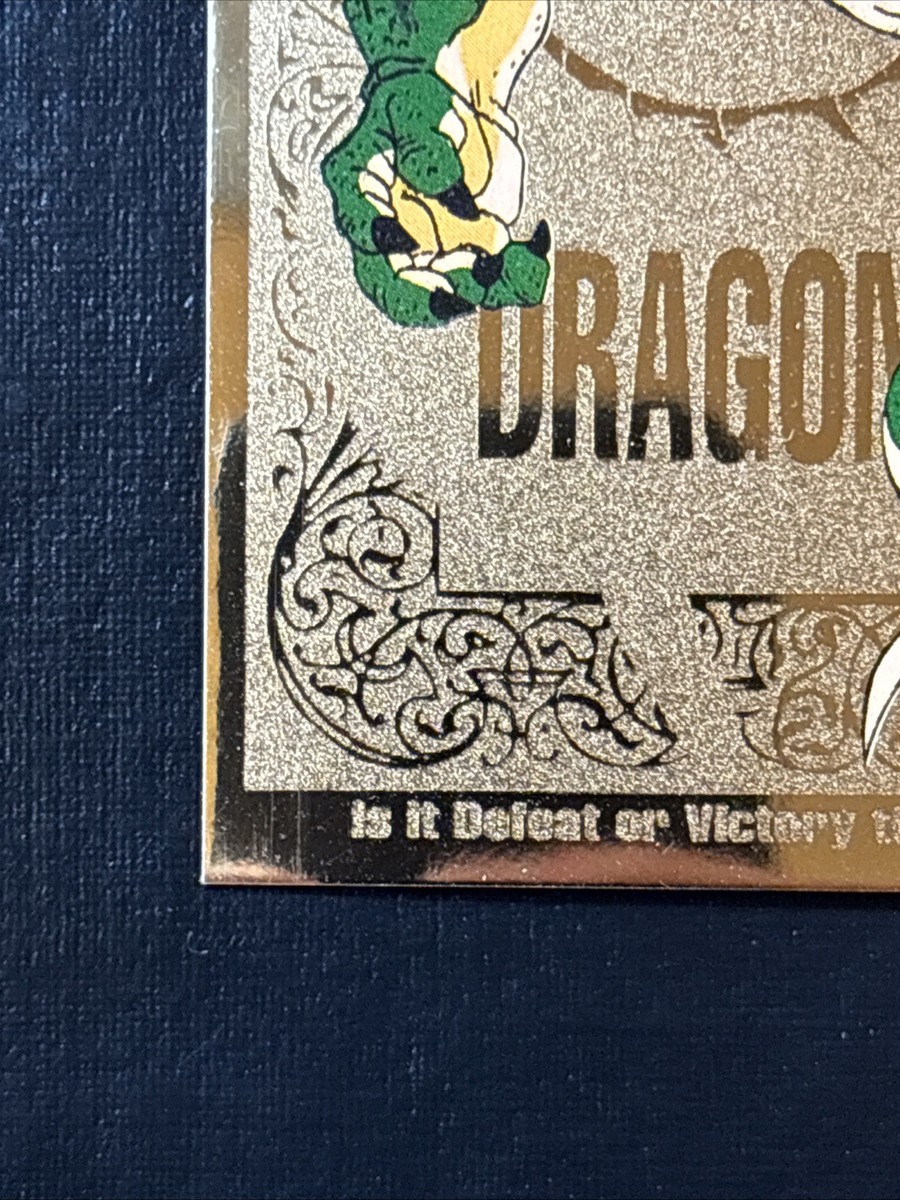 Dragon Ball Z Shenron Gold Foil CCG Collectible Card 1998 G-10