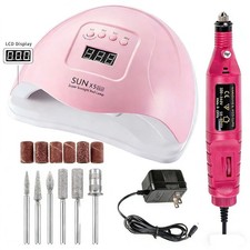 Nail Dryer LED Lamp Nail Drill UV Light Polish Curing Electric Manicure Machine