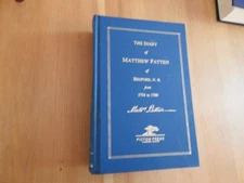 1993 DIARY MATTHEW PATTEN BEDFORD, NEW HAMPSHIRE 1754-88 Genealogy History