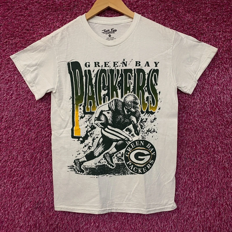 Junk Food Clothing NFL Green Bay Packers Rushing Flea Market T-Shirt XS
