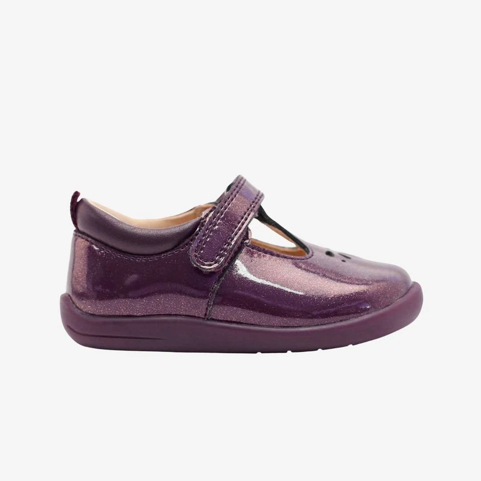 Start-Rite, Puzzle Blackcurrant Glitter First Walking Shoe, Uk 6.5F/Eur 23 SR...