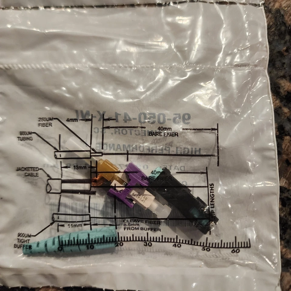 LOTE 25 Nuevos CORNING 95-050-41-X -NL 900Micron SC Mejorados/9505041X MNFG 2024 Foto 2 de 4