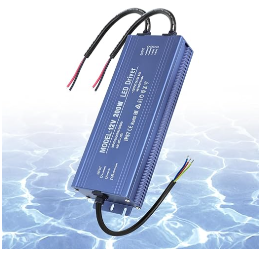 KSIBNW 12V LED-Transformator 200W, 230V Naar 12V-Transformator 16,6A Extra Dunne Driver-Voedingsadapter, LED-Schakelende Laagspanningstransformator, AC 230Volt Naar Constante Spanningsvoeding