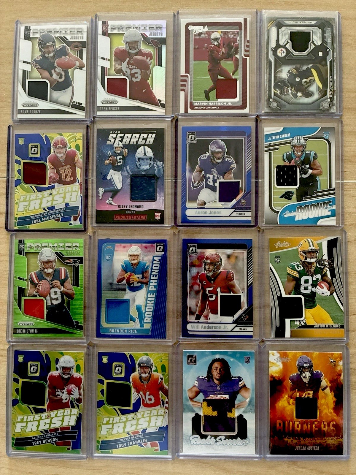 Massive  Football Card Collection - 2,000 Cards, Graded, Patch, Autos, Numbered view 3