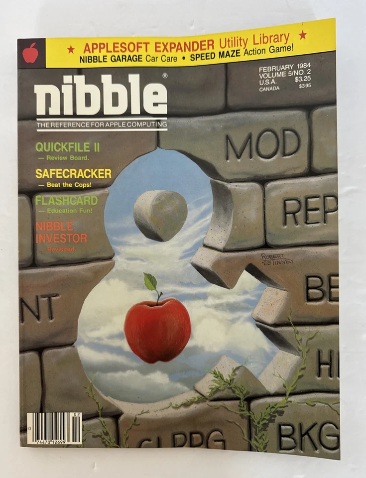 1984 Nibble Apple II Computer Reference Magazine Vol 5 COMPLETE SET OF 12 - Image 3 of 4
