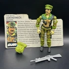 GI Joe 1986 Leatherneck 100% Complete Vintage ARAH Action Figure With File Card