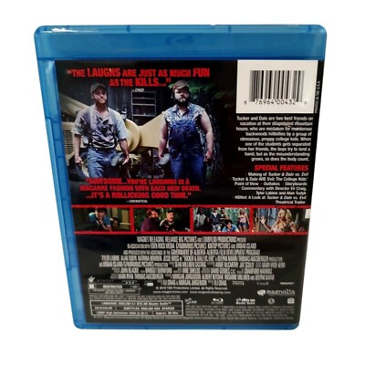 Tucker & Dale Vs. Evil Blu-Ray Comedy Horror Movie Entertainment