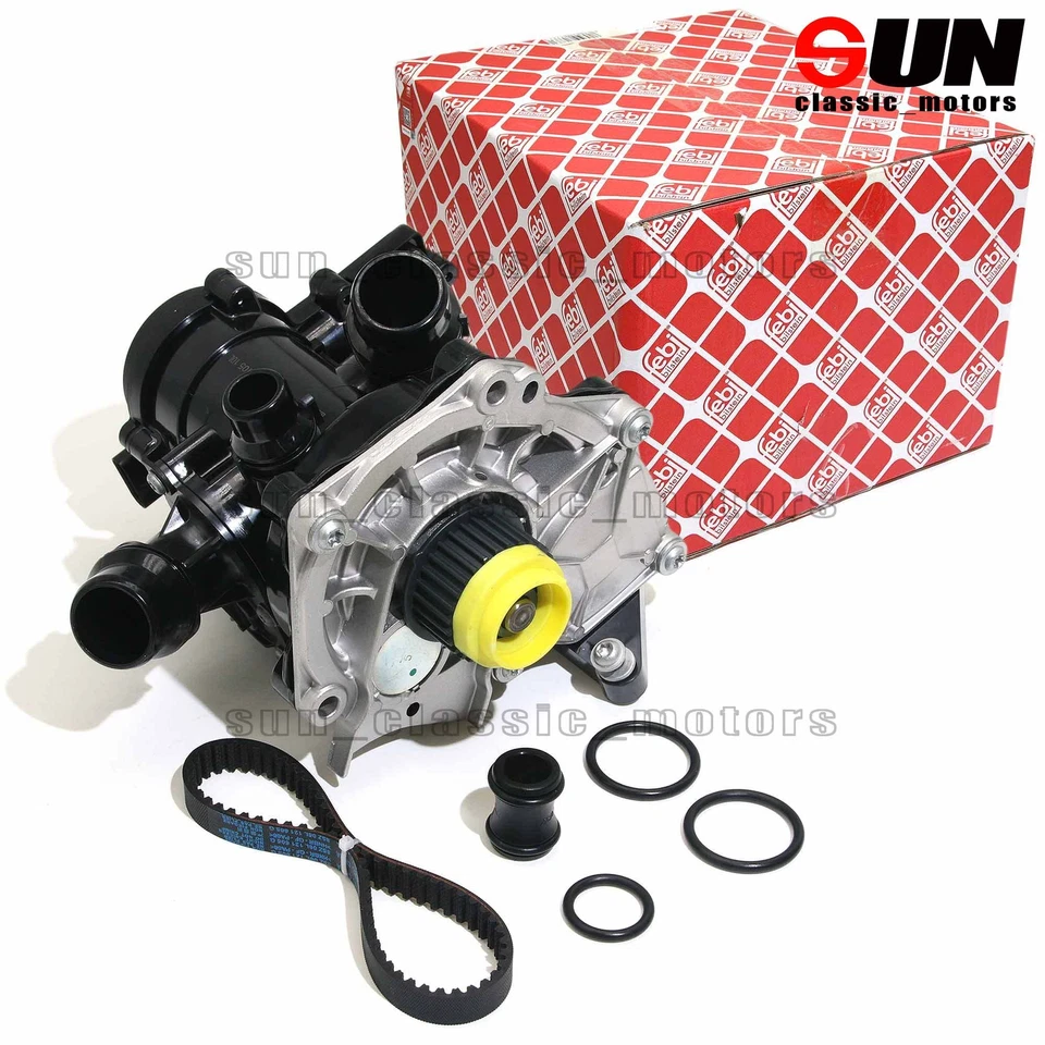 FEBI Electronic Water Pump Thermostat Assembly For VW AUDI 1.8 2.0T 06L121111H Foto 3 de 4