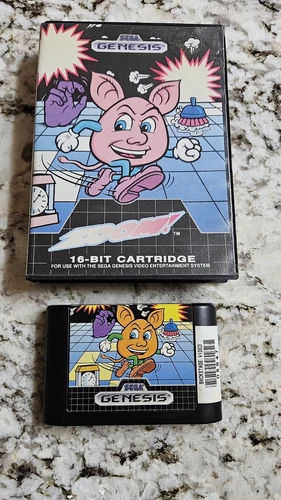 Zoom (Sega Genesis, 1989) Box And Game No Manual.