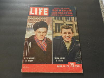 Life Mar 24 1958 Ruskies: Our Students Are Better Than Yours (Nuke'em)  ID:26745