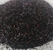 Black Coral Holographic Metal Flake Glitter .015 Square Painting Crafting