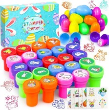 Easter Basket Stuffers 24PCS Easter Basket Essentials Bulk Prefilled with Bunny