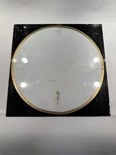 Antique Upper Door Glass For American Store Regulator  Wall Clocks