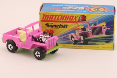 MATCHBOX SUPERFAST NEW 2 * JEEP HOT ROD  * 1:64 * OVP * 1971