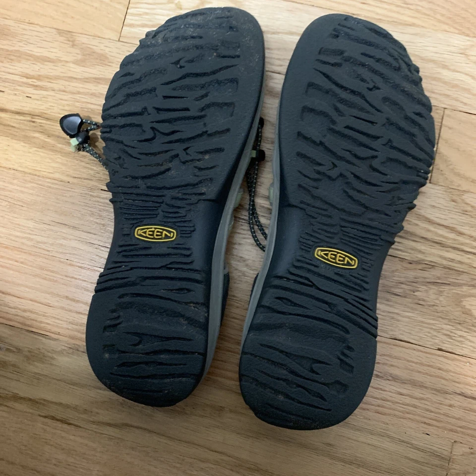 KEEN Newport H2 Gray/Green Waterproof Hiking Sandals 1003457 Womens Size 10 - Image 3 of 4