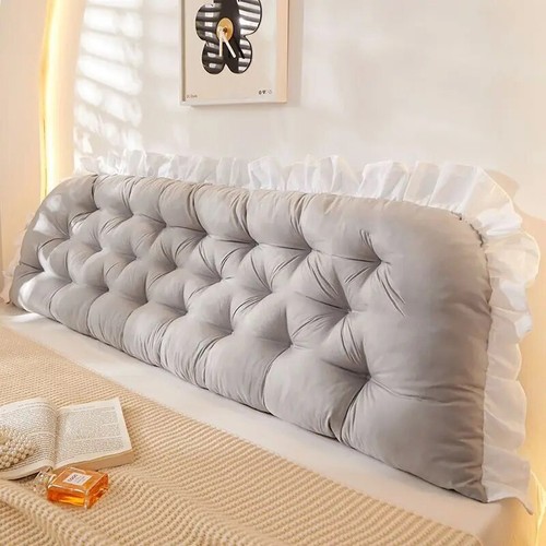 Rectangular Pillow Headboard Bedside Cushion Large Backrest Support Bolster - Picture 4 of 31
