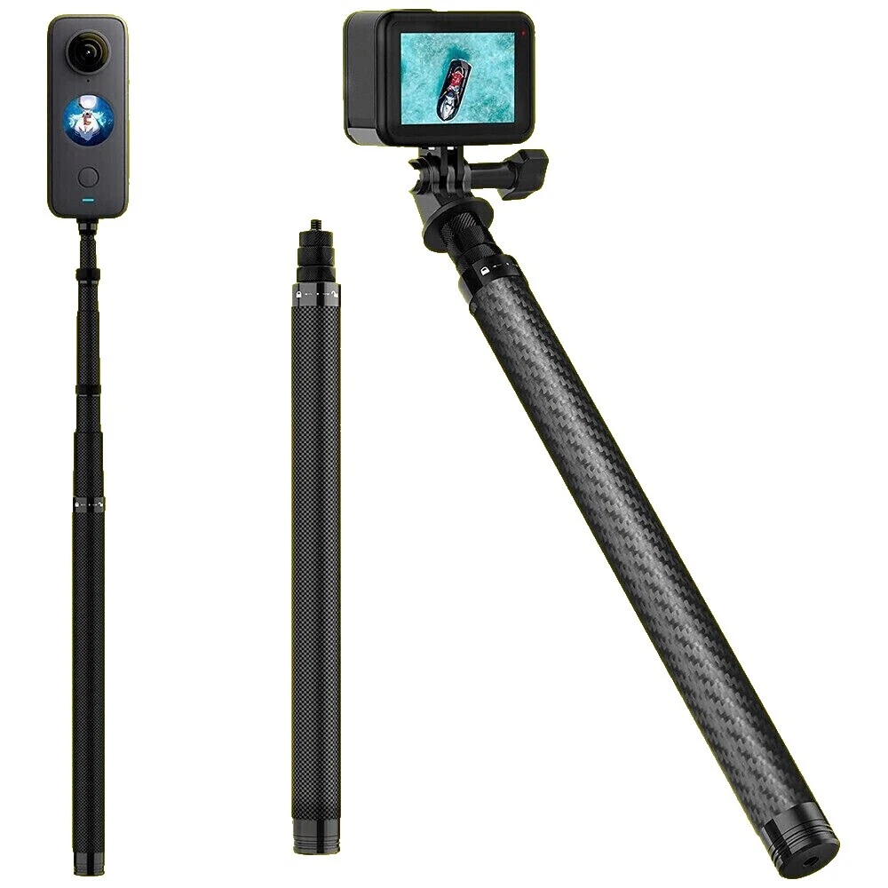 Trípodes y monopies de cámara de fibra de carbono para GoPro