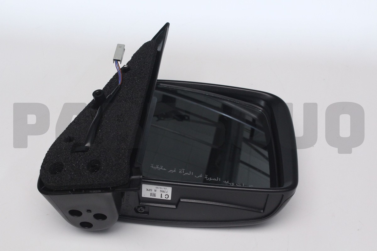 8470177RG05PK Genuine Suzuki MIRROR ASSY,RR VIEW,R(BLACK) 84701