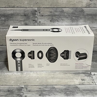 DYSON Supersonic Hair Dryer and attachments - Silver / White | eBay