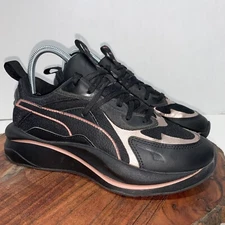 Puma Womens RS Curve Glow 375174-05 Black Casual Shoes Sneakers Size 6.5 US