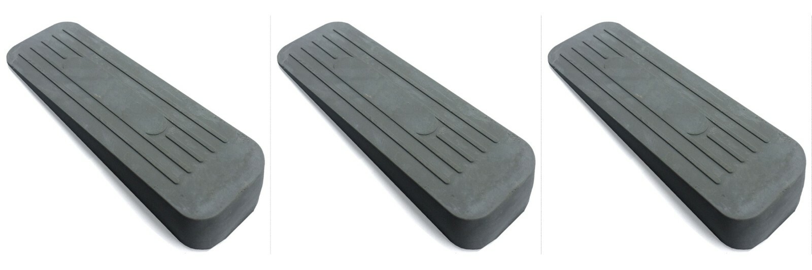 Grey Rubber Door Wedges Wedge Stop Stopper Home Office Heavy Duty Doors
