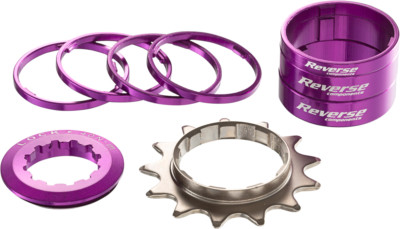 Reverse Single Speed Umbau Kit 13 Zähne lila