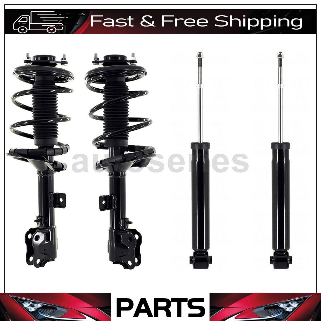 Front Struts w/ Coil Spring Rear Shocks Fits 2008 Mitsubishi Outlander