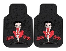 Betty Boop Skyline Universal Fit Car Truck Suv Front Floor Mats - 2 Pcs