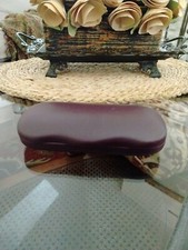Hard Clam Shell Glasses Case Dark Brown Travel Protection