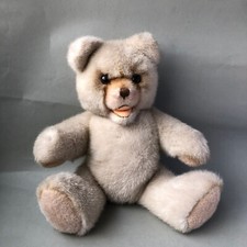Vintage Original Steiff Teddy Bear Without ID Flag Button Beige Jointed 13"