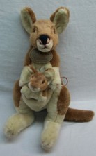 Russ Yomiko Classics MOMMY  BABY KANGAROO 13" Plush STUFFED ANIMAL Toy