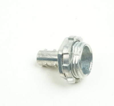 Halex 3/8'' Flexible Metal Conduit FMC Screw-In Standard Fitting Connector 90440