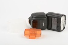 Canon 430EX III-RT Speedlite Flash, Diffuser, Orange Filter, Very Clean