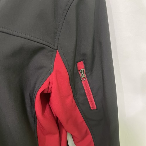 i5 Men’s Tactical Jacket L Black Red Softshell Insulated Full Zip Outdoor - Picture 4 of 18