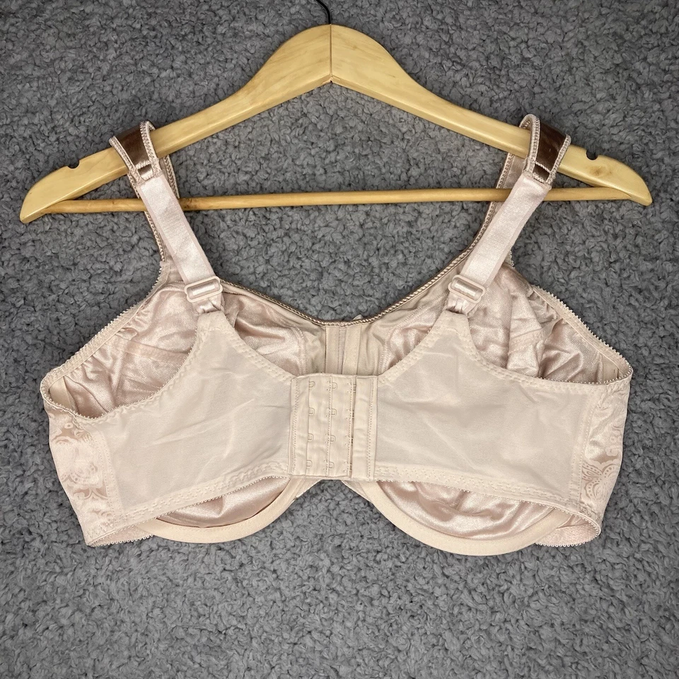 Sujetador Bali Cobertura Completa Suavizante Cómodo Sin Acolchado Melocotón Nude 40DD Plus 3562 Foto 2 de 4