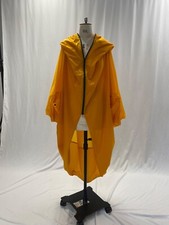 Issey Miyake Orange Nylon Cape - Size 32