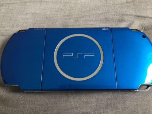 SONY Play Station Portable PSP-3000 VB Vibrant Blue Console without buttery