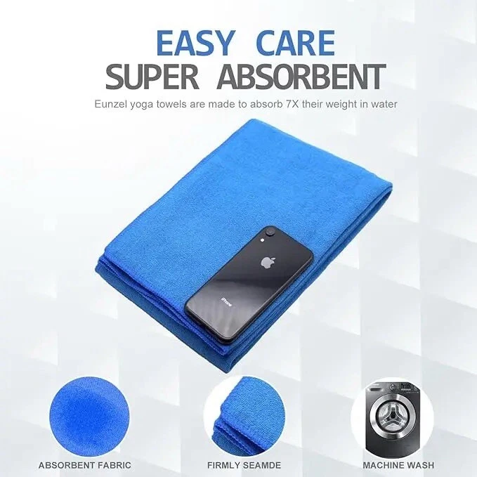 Non-Slip Yoga Mat Towel for Enhanced Grip and Comfort During Practice